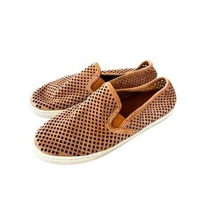 Tory Burch Jesse Suede Perforated Slip-on Sneaker Women’s 8.5